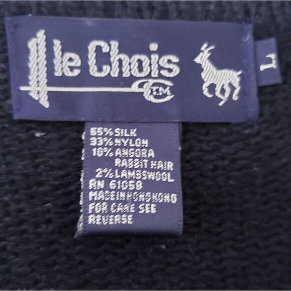 *Vintage Le Chois Angora Sweater L - Picture 3 of 6